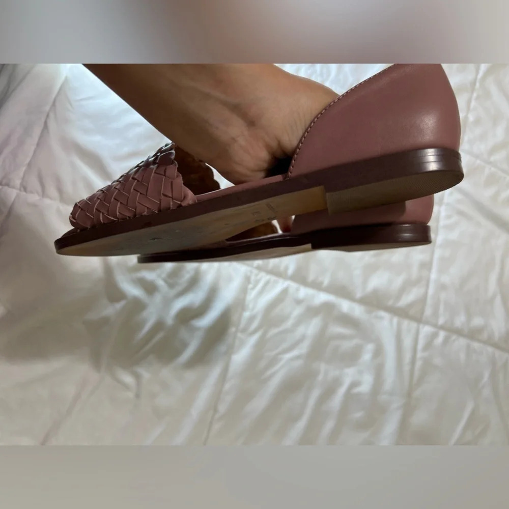 Madewell Pink Woven Slide Sandals - Picture 5 of 10